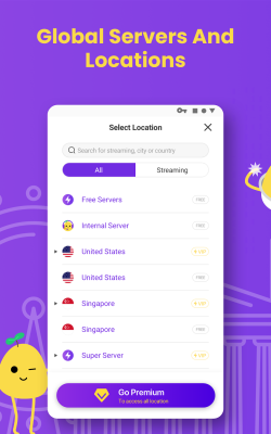 Screenshot of the application PotatoVPN - #3