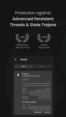 Screenshot of the application Antivirus AI - #3