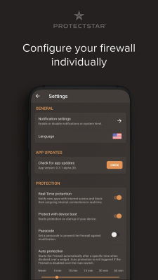 Screenshot of the application Firewall Security - No Root - #6