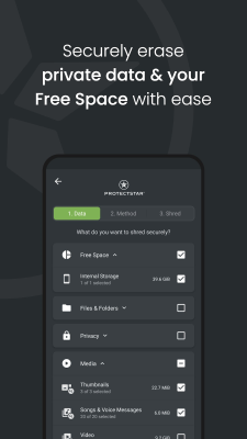 Screenshot of the application iShredder - #2