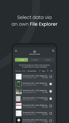 Screenshot of the application iShredder - #7