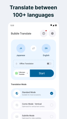 Screenshot of the application Bubble Screen Translate - #1