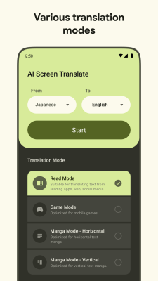 Screenshot of the application AI Screen Instant Translate - #1