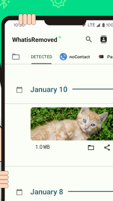Screenshot of the application WhatisRemoved+ - #2