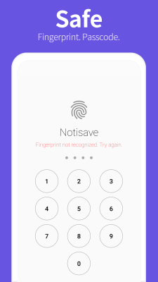 Screenshot of the application Notisave - #5