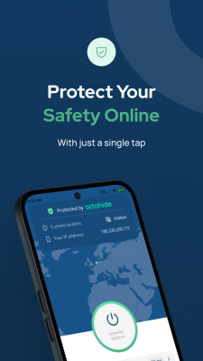 Screenshot of the application Octohide VPN - #1