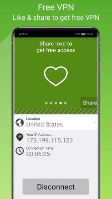 Screenshot of the application Seed4.Me VPN Proxy - #1