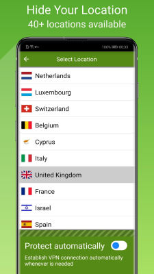 Screenshot of the application Seed4.Me VPN Proxy - #2