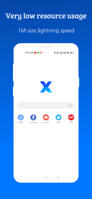 Screenshot of the application XBrowser - #1