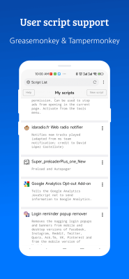 Screenshot of the application XBrowser - #5