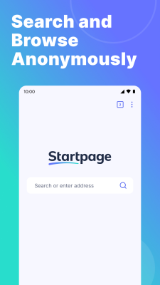 Screenshot of the application Startpage - #1