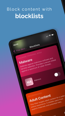 Screenshot of the application Parental Control by Blokada - #4
