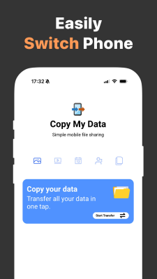 Screenshot of the application Copy My Data - #3
