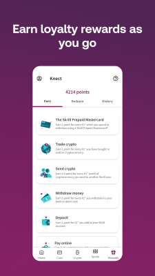 Screenshot of the application Skrill - #7