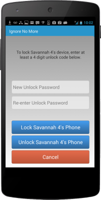 Screenshot of the application Ignore No More - #2