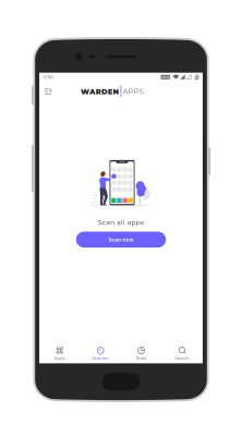 Screenshot of the application Warden - #1