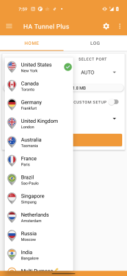 Screenshot of the application HA Tunnel Plus - #2