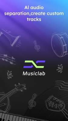 Screenshot of the application Musiclab - #1