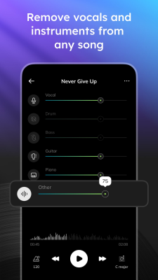 Screenshot of the application Musiclab - #4