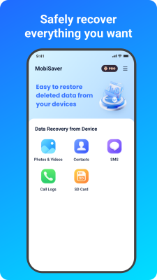 Screenshot of the application MobiSaver - #1