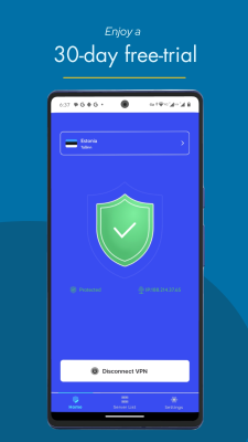 Screenshot of the application VPN One Click - #3