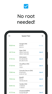 Screenshot of the application DNS Changer - #5