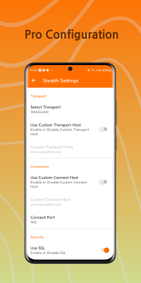 Screenshot of the application AnonyTun Pro - #2