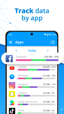 Screenshot of the application My Data Manager - Data Usage - #3