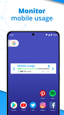 Screenshot of the application My Data Manager - Data Usage - #5