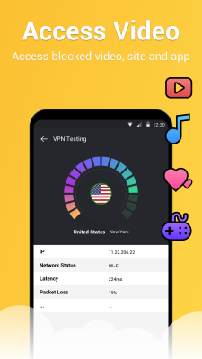 Screenshot of the application SuperNet VPN - #4