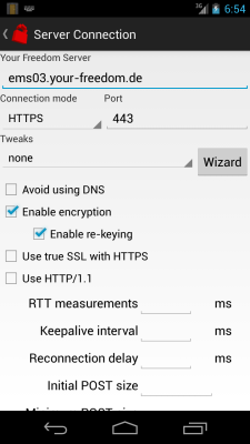 Screenshot of the application Your Freedom - #4