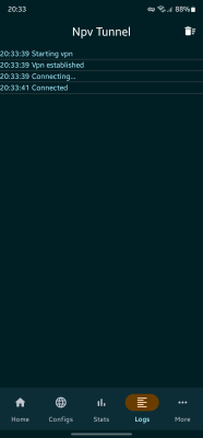 Screenshot of the application Npv Tunnel - #4