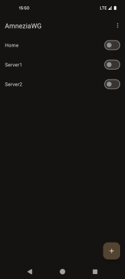 Screenshot of the application AmneziaWG - #1