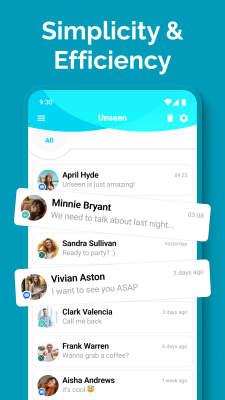 Screenshot of the application Unseen - No Last Seen - #4