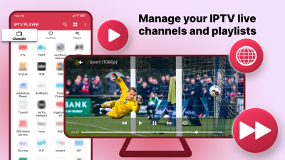 Screenshot of the application IPTV PLAYER - #1