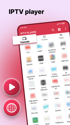 Screenshot of the application IPTV PLAYER - #2