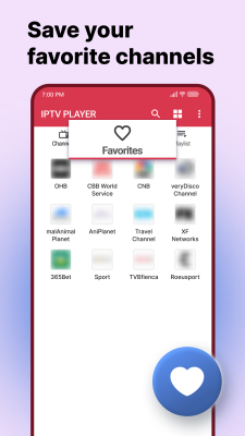Screenshot of the application IPTV PLAYER - #4
