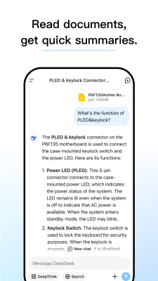 Screenshot of the application DeepSeek - #5