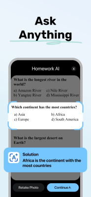 Screenshot of the application Homework AI - #3
