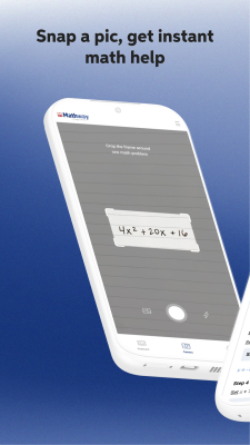 Screenshot of the application Mathway - #1