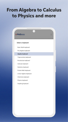 Screenshot of the application Mathway - #3
