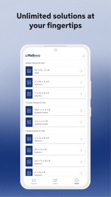 Screenshot of the application Mathway - #4