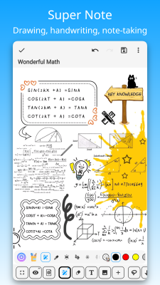 Screenshot of the application DrawNote - #1