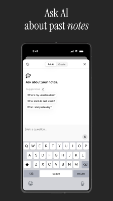 Screenshot of the application Voicenotes - #2