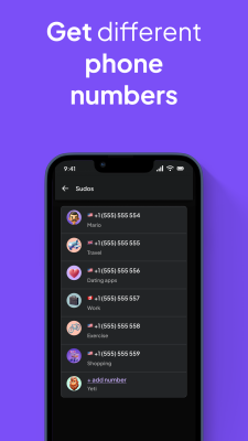 Screenshot of the application MySudo - #3