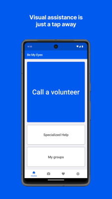 Screenshot of the application Be My Eyes - #1
