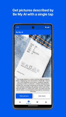 Screenshot of the application Be My Eyes - #2