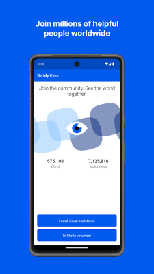 Screenshot of the application Be My Eyes - #5