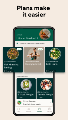 Screenshot of the application Lifesum: meal planner and simple recipes - #6