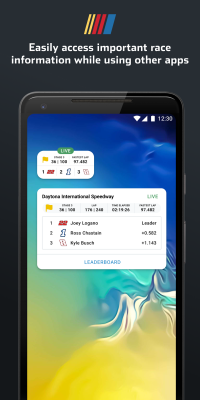 Screenshot of the application NASCAR MOBILE - #2